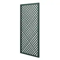 Treillage en bois renforcé L.2m x l.1m - vert - Panneau rectangle, maille losange 47mm